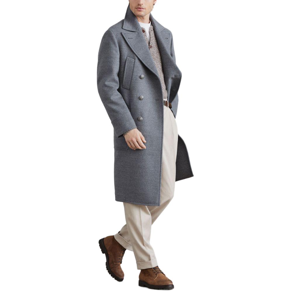 Purchase Brunello Cucinelli SS24 Pullover Cashmere Sweater  Crewneck Taupe Grey. M26504701C-4053