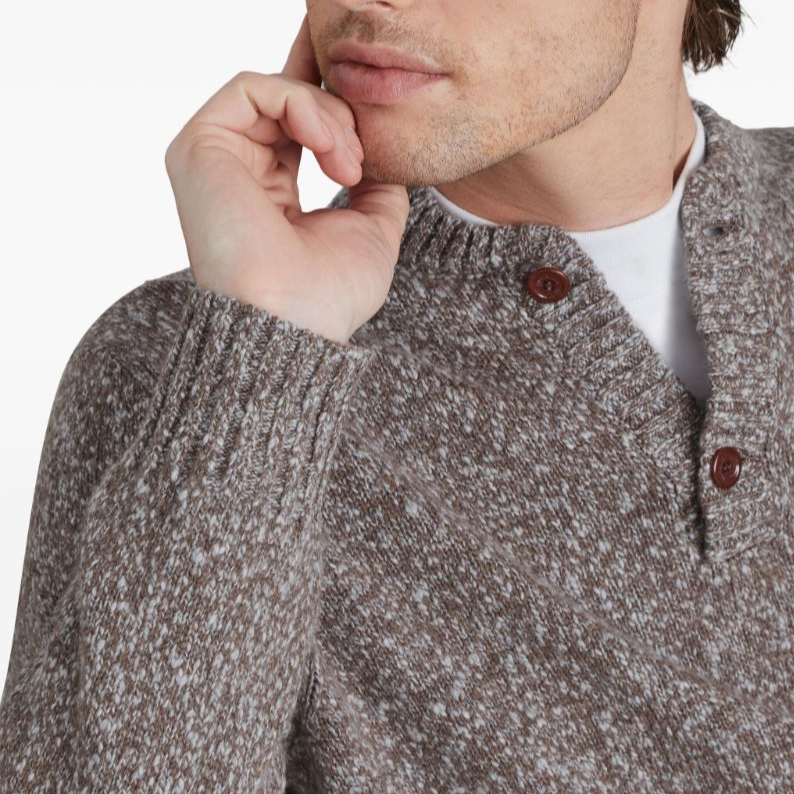 Details for Brunello Cucinelli SS24 Pullover Cashmere Sweater  Crewneck Taupe Grey. M26504701C-4053