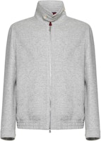 Brunello Cucinelli SS24 Solid Herringbone Zip Long Sleeve Jacket Men Grey MY4436379-CSD26 Brunello Cucinelli SS24 Solid Herringbone Zip Long Sleeve Jacket Men Grey MY4436379-CSD26