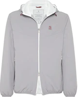 Brunello Cucinelli SS24 Waterproof Hooded Jacket with Logo Badge Light Grey Men’s MM40A7431G-CLB82 Brunello Cucinelli SS24 Waterproof Hooded Jacket with Logo Badge Light Grey Men’s MM40A7431G-CLB82