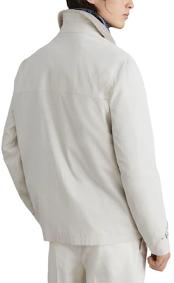 Chaqueta Casual Blanca de Manga Larga con Bolsillo Brunello Cucinelli SS24 MY4646340-白色 Shop Chaqueta Casual Blanca de Manga Larga con Bolsillo Brunello Cucinelli SS24 MY4646340-白色