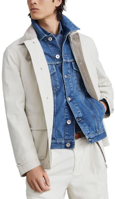 Chaqueta Casual Blanca de Manga Larga con Bolsillo Brunello Cucinelli SS24 MY4646340-白色 Purchase Chaqueta Casual Blanca de Manga Larga con Bolsillo Brunello Cucinelli SS24 MY4646340-白色