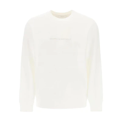 Brunello Cucinelli White Crewneck Long Sleeve Casual Sweatshirt M0T353434-CRC04