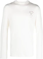 Brunello Cucinelli White Logo Print Crewneck Sweatshirt MM819KT70-C8238 Brunello Cucinelli White Logo Print Crewneck Sweatshirt MM819KT70-C8238