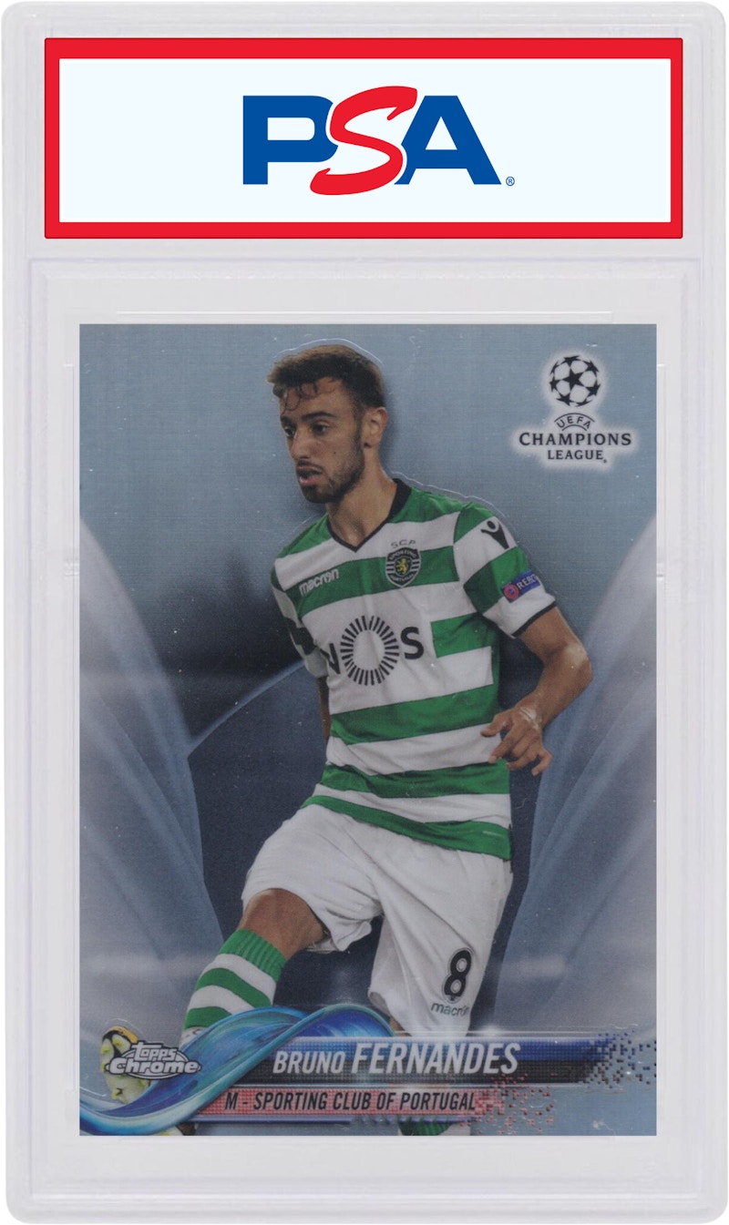 Bruno Fernandes 2018 Topps Chrome UEFA Champions League Refractor #66