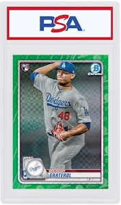 布魯斯達爾·葛瑞特羅 2020寶蔓鉻新秀綠色X反射卡 /31 #5 Buy 布魯斯達爾·葛瑞特羅 2020寶蔓鉻新秀綠色X反射卡 /31 #5