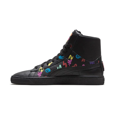 Puma Bt Basket Casual Skateboarding Shoes 'Black'