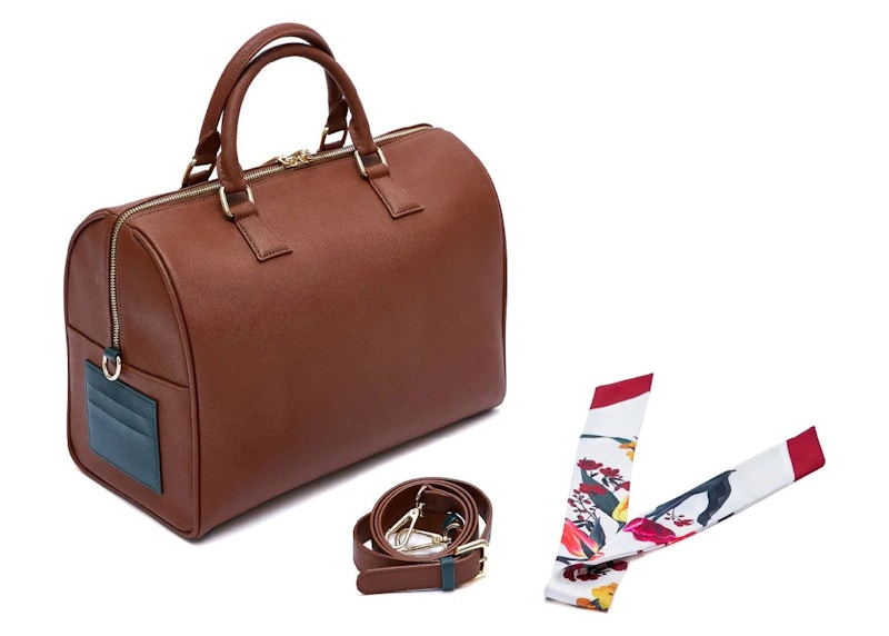 Lookbook BTS Tas Boston Cokelat Mute
