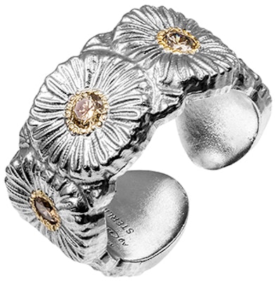 부첼라티 블러섬 데이지 컬러 다이아몬드 실버 링 유니섹스 JAGETE012383 Lookbook 부첼라티 블러섬 데이지 컬러 다이아몬드 실버 링 유니섹스 JAGETE012383