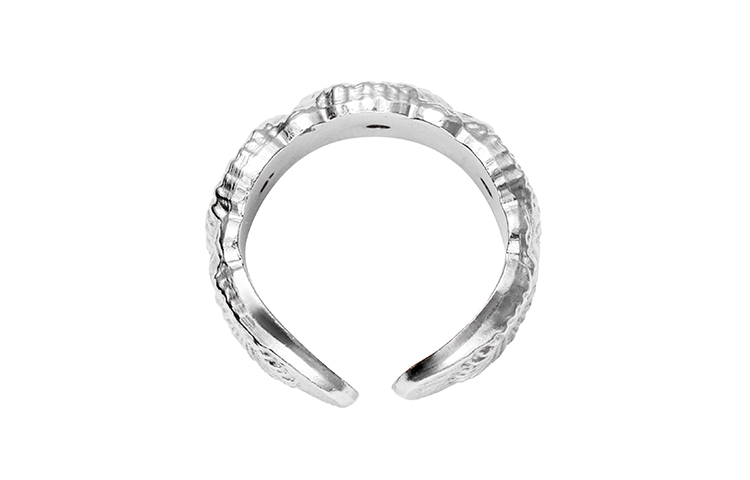 Shop 부첼라티 블러섬 데이지 컬러 다이아몬드 실버 링 유니섹스 JAGETE012383