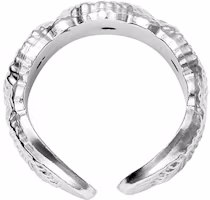Shop BUCCELLATI Blossoms Daisy Silver Ring with Colored Diamonds Unisex Silver. JAGETE012383