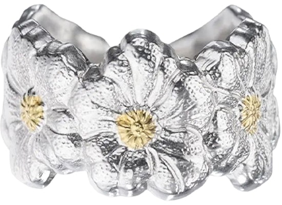 Buccellati Blossoms Gardenia 925銀花戒 情侶對戒 鍍金銀飾 台灣直送 JAGETE012372 Order Buccellati Blossoms Gardenia 925銀花戒 情侶對戒 鍍金銀飾 台灣直送 JAGETE012372