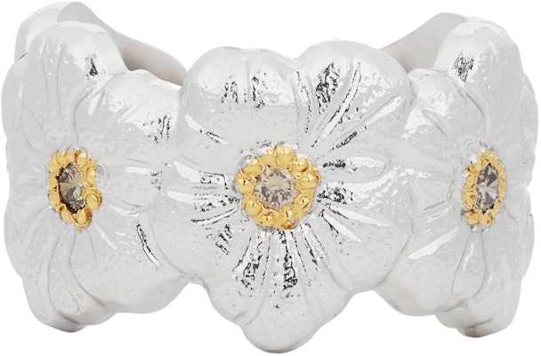 BUCCELLATI Blossoms Gardenia 銀鑽925銀戒 情侶款 男女通用款式 JAGETE012373 Buy BUCCELLATI Blossoms Gardenia 銀鑽925銀戒 情侶款 男女通用款式 JAGETE012373