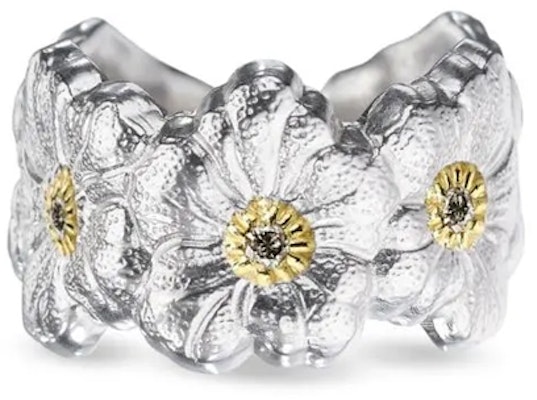 BUCCELLATI Blossoms Gardenia 銀鑽925銀戒 情侶款 男女通用款式 JAGETE012373 Order BUCCELLATI Blossoms Gardenia 銀鑽925銀戒 情侶款 男女通用款式 JAGETE012373