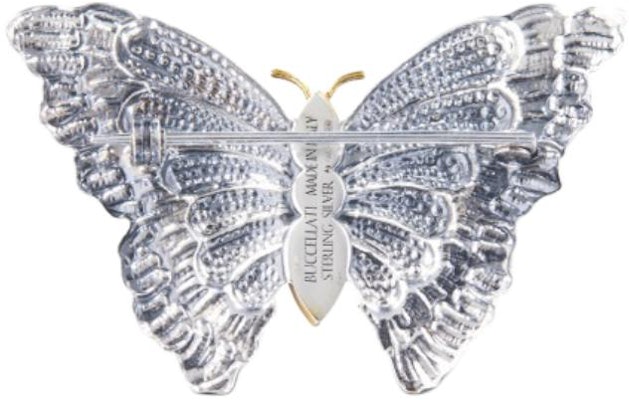 BUCCELLATI 蝴蝶胸針青金石銀飾 情侶款設計 - 銀色 JAGBRO023419 Shop BUCCELLATI 蝴蝶胸針青金石銀飾 情侶款設計 - 銀色 JAGBRO023419