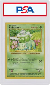 Bulbasaur 1999 Pokemon TCG Base Set Shadowless #44 Kad Pokemon Buy Bulbasaur 1999 Pokemon TCG Base Set Shadowless #44 Kad Pokemon