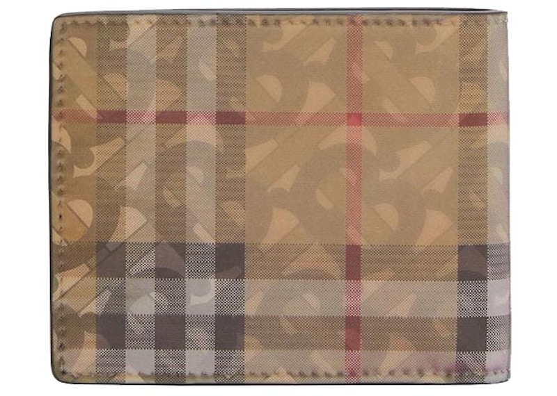 Burberry 3D Print Bifold Wallet 6 Slot Archive Beige 圖 2