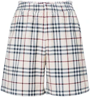 Burberry Beige Check Elastic Waist Casual Shorts 80741881 Burberry Beige Check Elastic Waist Casual Shorts 80741881