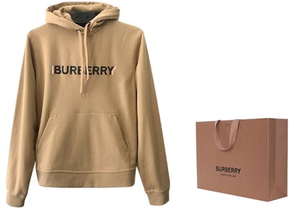 Sudadera Burberry Beige con Estampado de Letras y Corte Holgado. 80669051 Shop Sudadera Burberry Beige con Estampado de Letras y Corte Holgado. 80669051