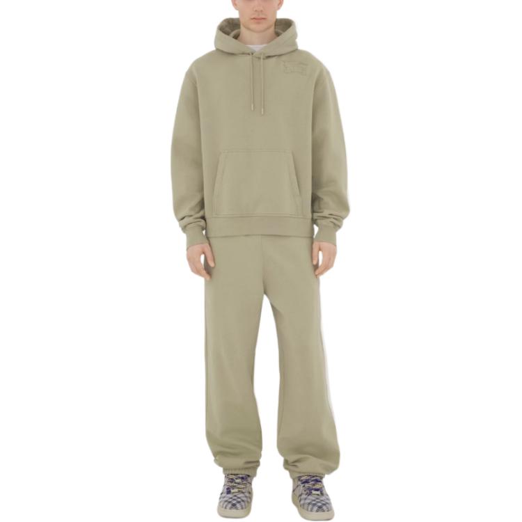 Burberry  Beige Logo Print Crew Neck Short Sleeve T-Shirt. 80963791 圖 4