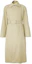 Buy Burberry Beige Long Sleeve Mid-Length Trench Coat with Tie Waist 80778681