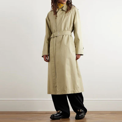 Burberry Beige Long Sleeve Mid-Length Trench Coat with Tie Waist 80778681 Lookbook Burberry Beige Long Sleeve Mid-Length Trench Coat with Tie Waist 80778681