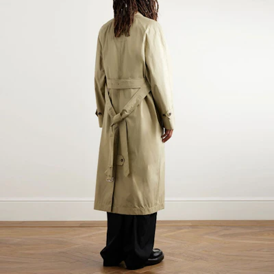 Burberry Beige Long Sleeve Mid-Length Trench Coat with Tie Waist 80778681 Shop Burberry Beige Long Sleeve Mid-Length Trench Coat with Tie Waist 80778681