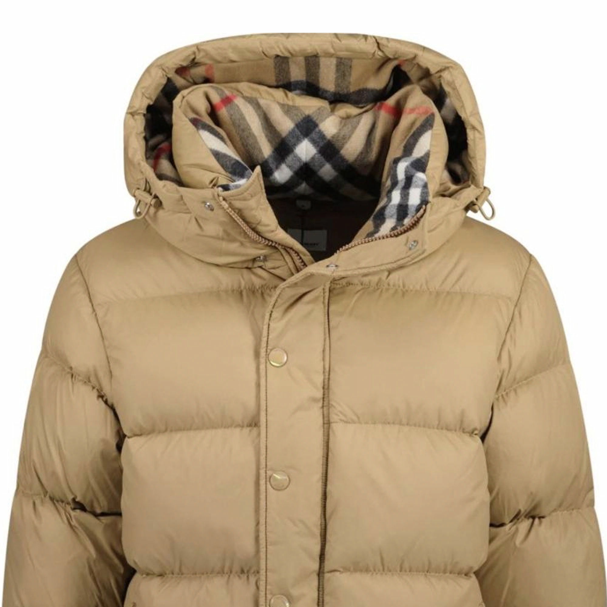 Purchase Chaqueta Burberry Beige Acolchada con Forro y Capucha. 80910931