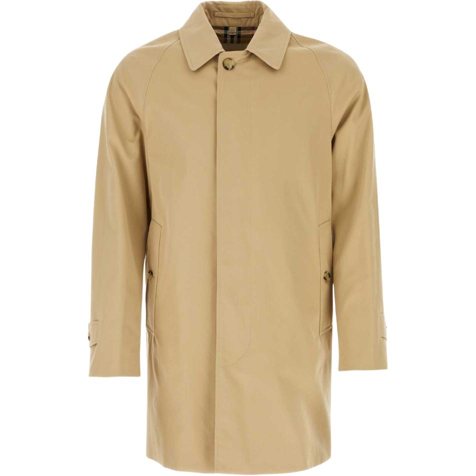 Burberry  Beige Single-Breasted Slim-Fit Long-Sleeve Trench Coat. 80793931