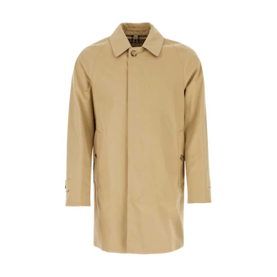 Burberry Beige Single-Breasted Slim-Fit Long-Sleeve Trench Coat. 80793931