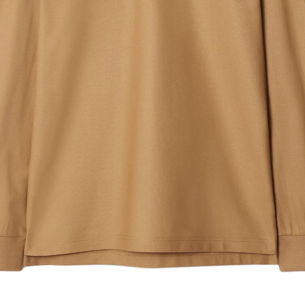 Burberry  Beige Slim Fit Long Sleeve Polo Shirt 80988111 圖 8