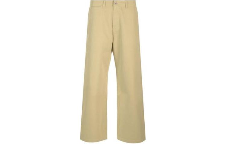 Burberry  Beige Straight-Leg Casual Pants with Zipper and Side Pockets 80806491 圖 2