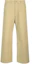 Order Burberry Beige Straight-Leg Casual Pants with Zipper and Side Pockets 80806491