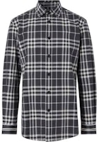 Burberry Black and White Checkered Long Sleeve Shirt. 80298791 Burberry Black and White Checkered Long Sleeve Shirt. 80298791
