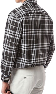 バーバリー ブラック&ホワイト チェック柄 長袖シャツ. 80298791 Shop バーバリー ブラック&ホワイト チェック柄 長袖シャツ. 80298791