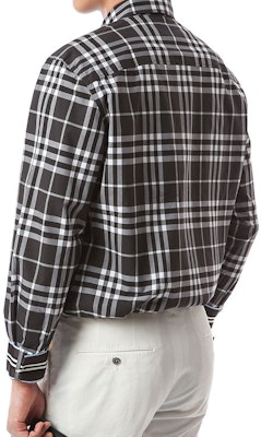Burberry Black and White Checkered Long Sleeve Shirt. 80298791 Shop Burberry Black and White Checkered Long Sleeve Shirt. 80298791