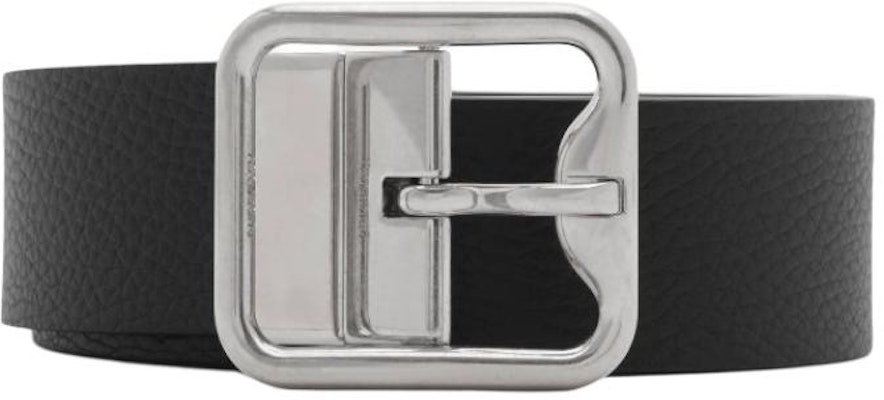 Cinturón reversible de cuero de becerro negro y azul Burberry 3.5CM con letras. 80920561 Order Cinturón reversible de cuero de becerro negro y azul Burberry 3.5CM con letras. 80920561