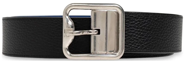 Burberry Black Calfskin Leather Belt with Dual-Side Logo Engraving. 8092056A1189 Burberry Black Calfskin Leather Belt with Dual-Side Logo Engraving. 8092056A1189