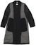 Buy Burberry Black Colorblock Single-Breasted Long Coat Long Sleeve 45582081