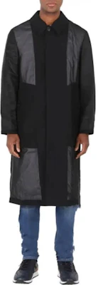 Burberry Black Colorblock Single-Breasted Long Coat Long Sleeve 45582081 Shop Burberry Black Colorblock Single-Breasted Long Coat Long Sleeve 45582081