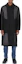 Shop Burberry Black Colorblock Single-Breasted Long Coat Long Sleeve 45582081