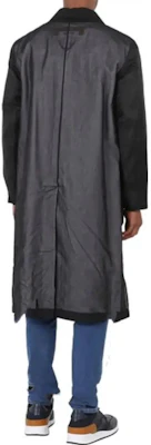Burberry Black Colorblock Single-Breasted Long Coat Long Sleeve 45582081 Purchase Burberry Black Colorblock Single-Breasted Long Coat Long Sleeve 45582081