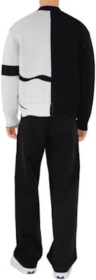 Burberry Black Colorblock V-Neck Button-Up Knit Cardigan. 80951951 Purchase Burberry Black Colorblock V-Neck Button-Up Knit Cardigan. 80951951