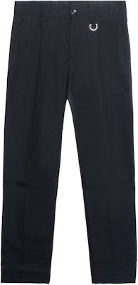 버버리 블랙 코튼 개버딘 테일러드 캐주얼 롱 팬츠 80488781 Buy 버버리 블랙 코튼 개버딘 테일러드 캐주얼 롱 팬츠 80488781