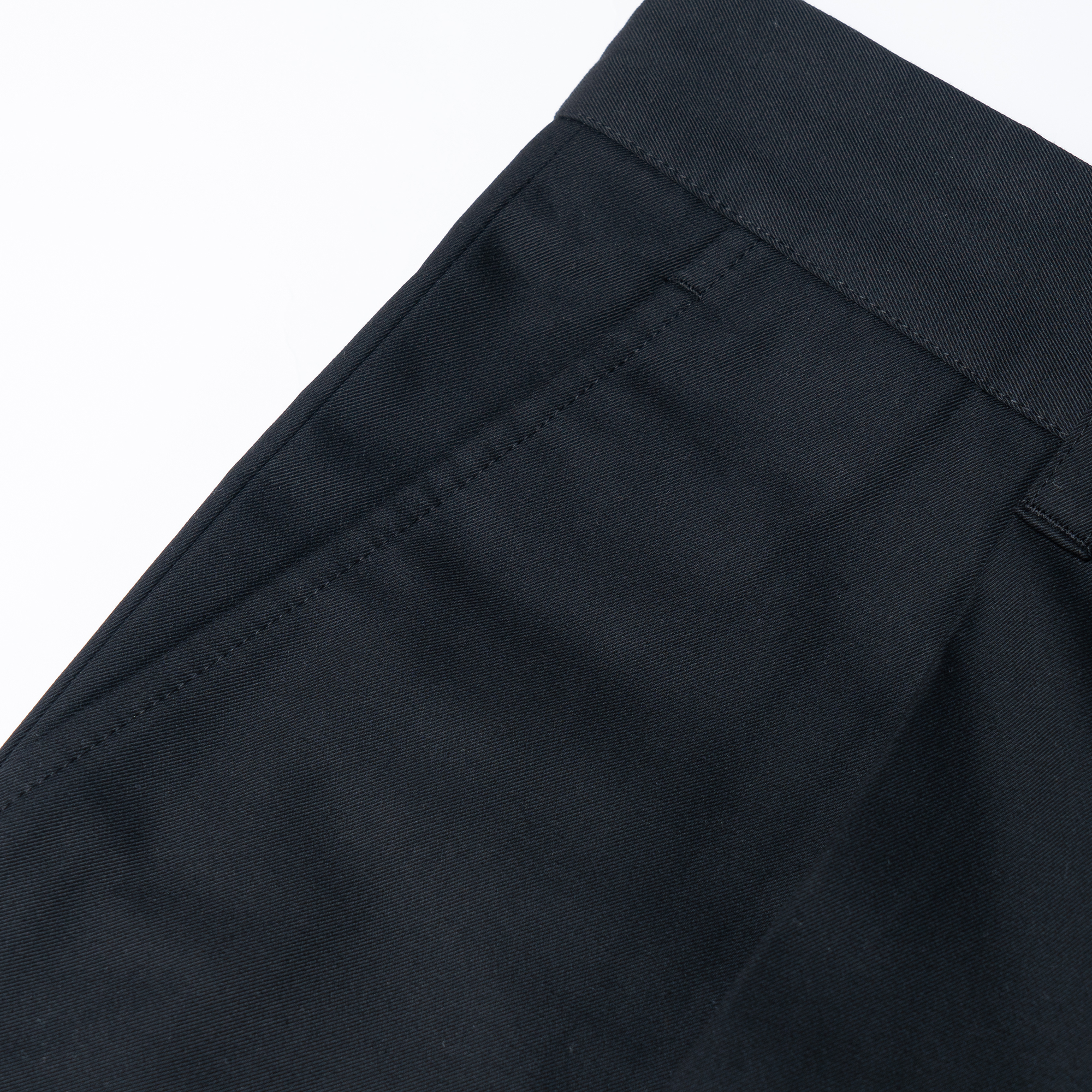 Details for 버버리 블랙 코튼 개버딘 테일러드 캐주얼 롱 팬츠 80488781