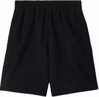 Burberry Black Cotton Shorts with Logo Patch - Casual Mid-Waist Fit. 80849591 Burberry Black Cotton Shorts with Logo Patch - Casual Mid-Waist Fit. 80849591