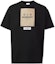 Order 버버리 블랙 크루넥 티셔츠 - 로고 및 패치 디테일. 80570991