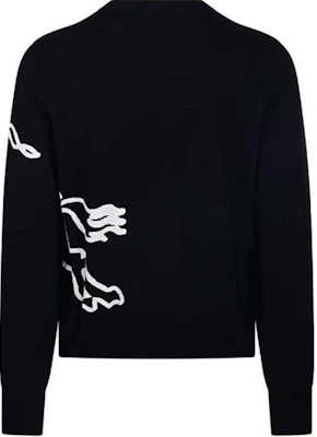 Burberry Black Crewneck Printed Slim Fit Long-Sleeve Sweater 80952941 Lookbook Burberry Black Crewneck Printed Slim Fit Long-Sleeve Sweater 80952941