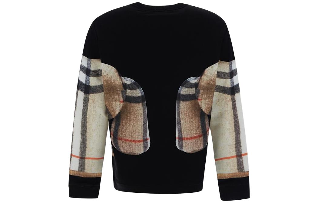 Lookbook 博柏利 黑色圆领熊印花卫衣. 8049567