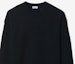 Sizing バーバリー ブラック クルーネック セーター 無地 刺繍ロゴ入り 80762601
